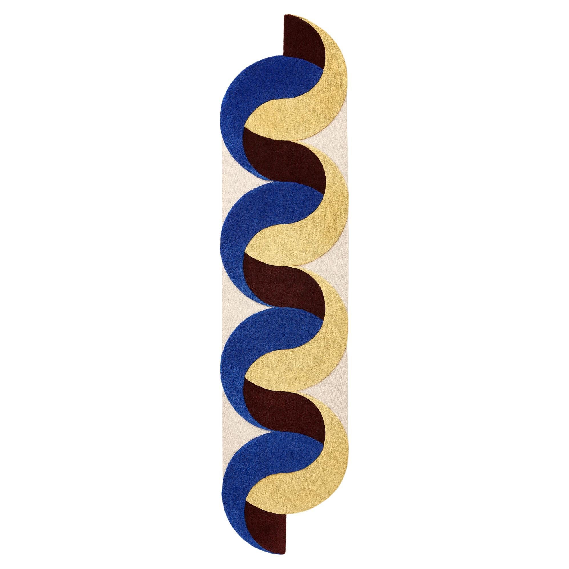 Sulblu Nesso Uno Runner Rug by Seraina Lareida