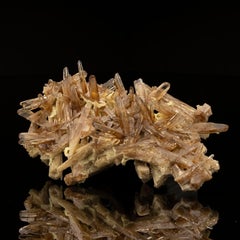 Sulfur on Golden Barite