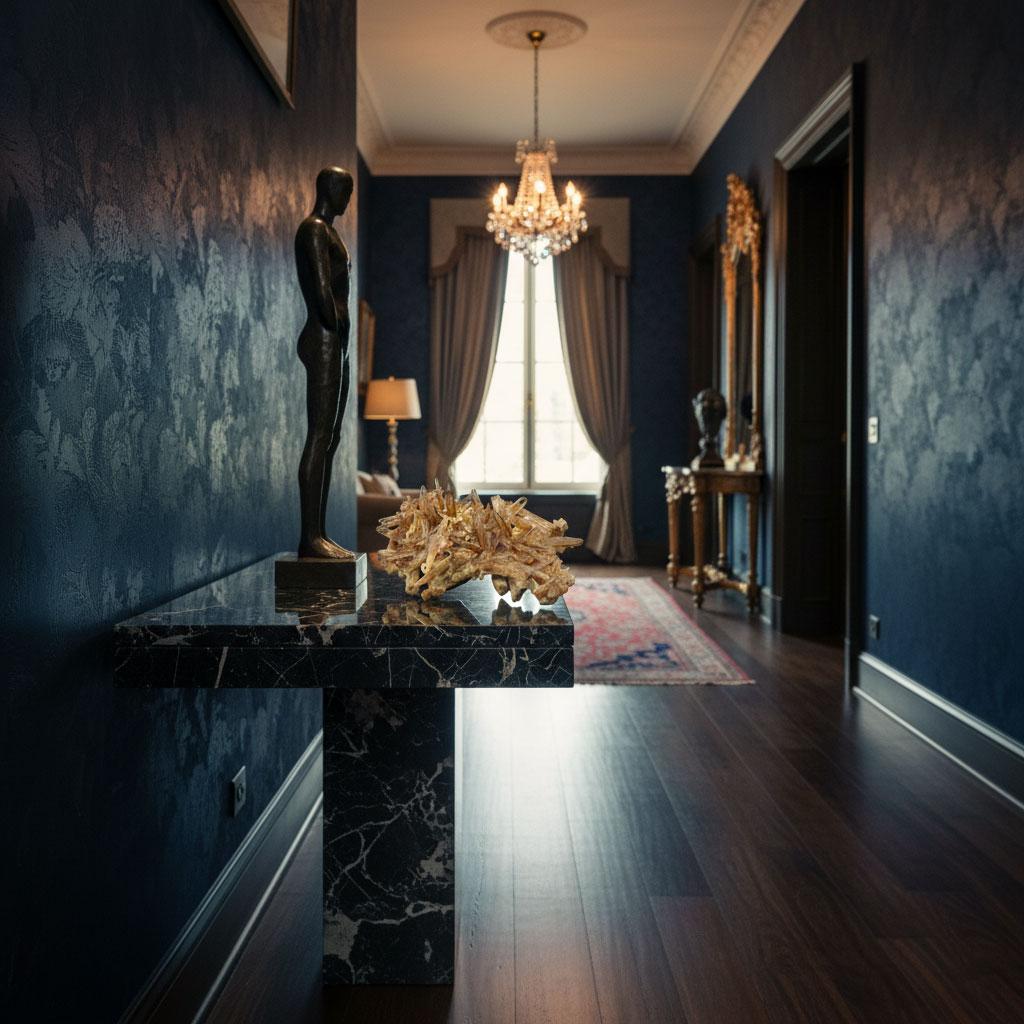 XXI secolo e contemporaneo Zolfo su barite dorata in vendita