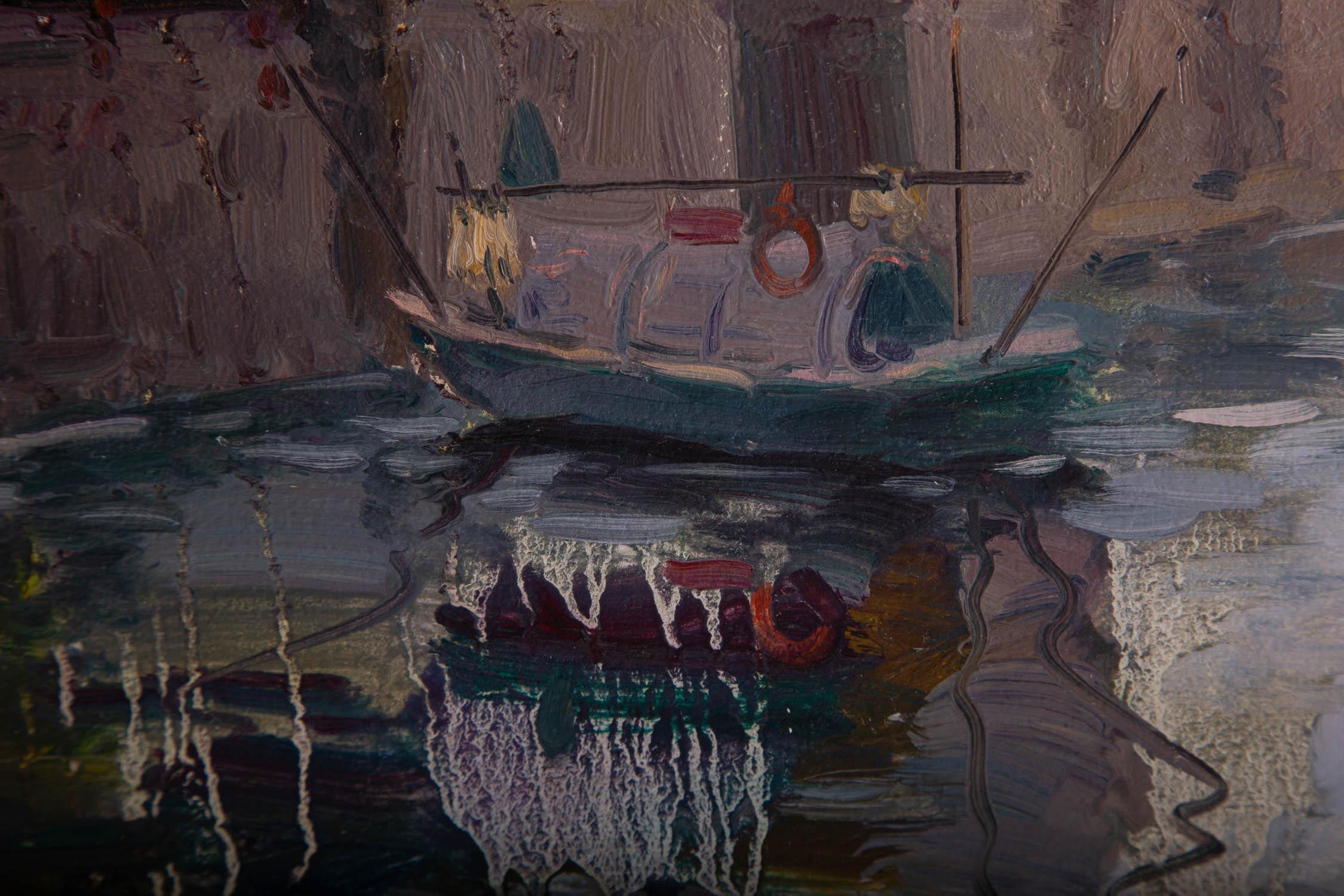 Suli Hu Pintura al óleo original impresionista 