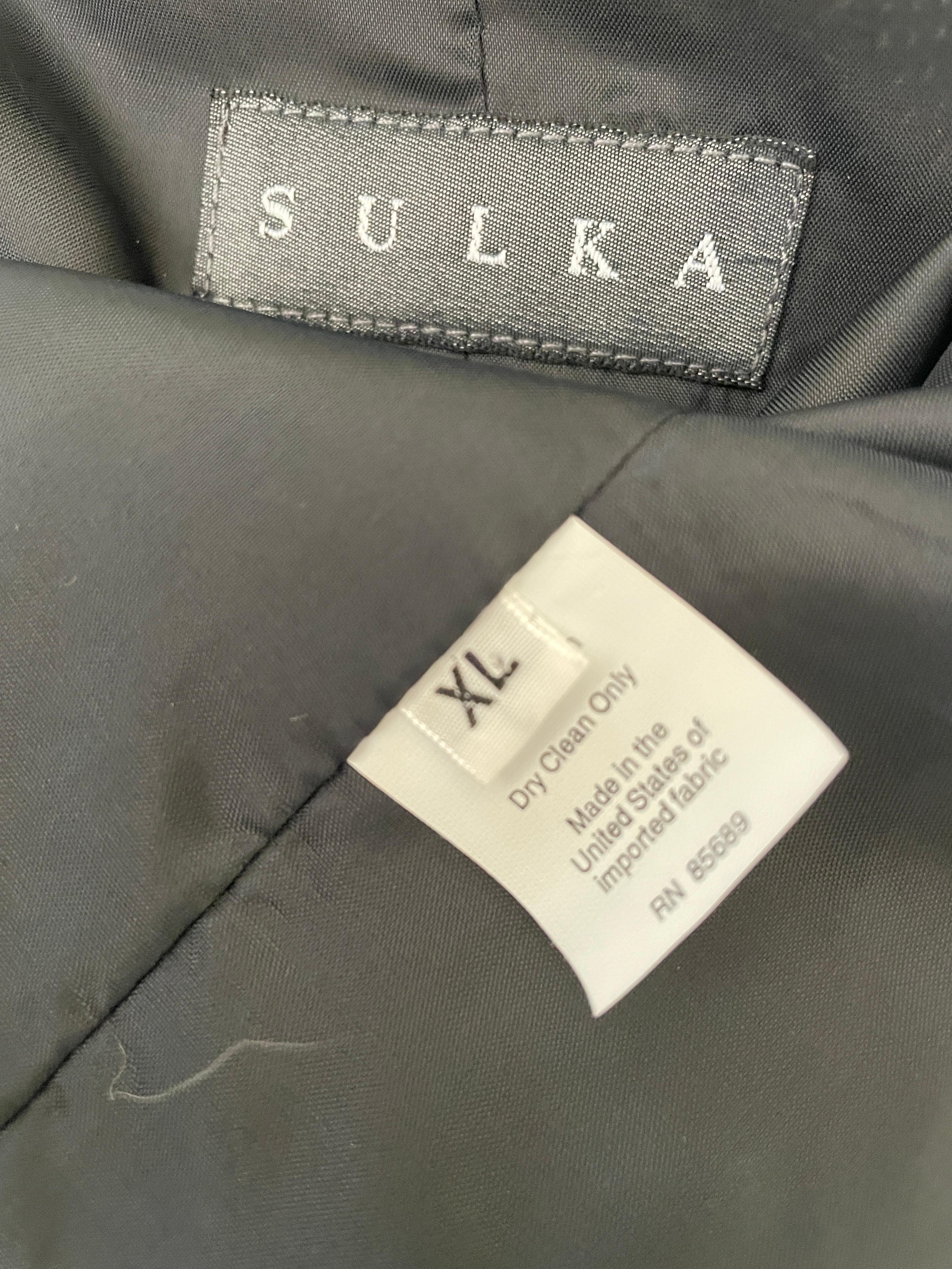Sulka Mens Vintage Double Breasted Silk Vest with Opera Score Motif XL 1