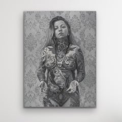 Trust/Truth (Self Portrait) - Contemporary Figurative Nude Painting