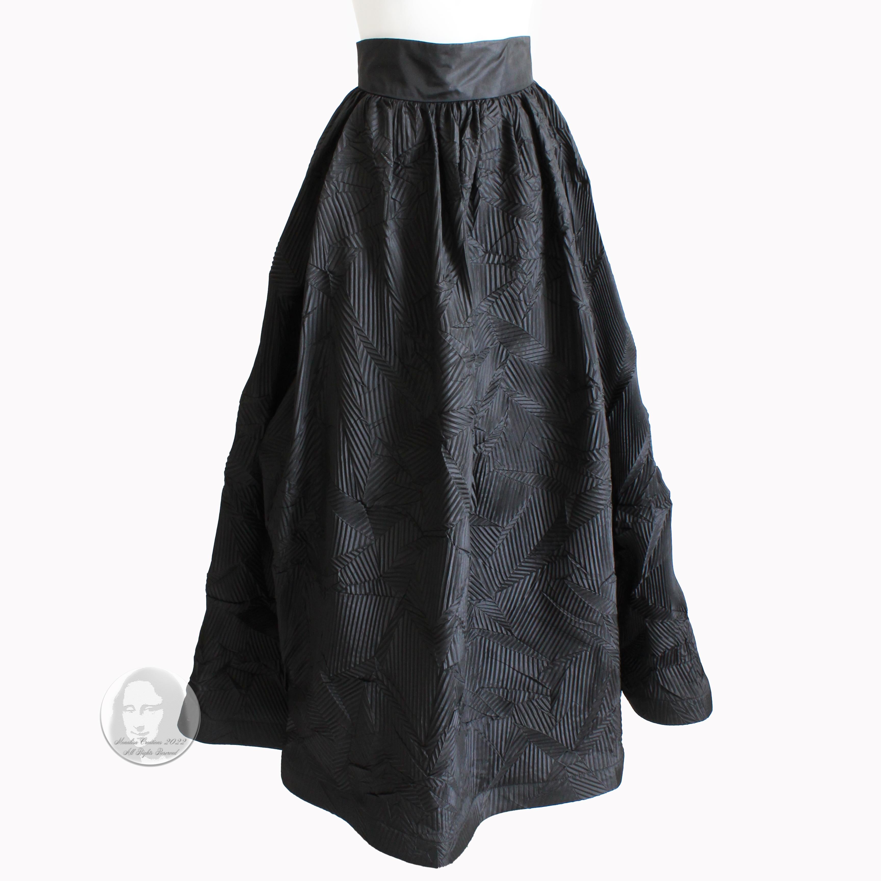 cyberpunk avant garde black skirt k20061