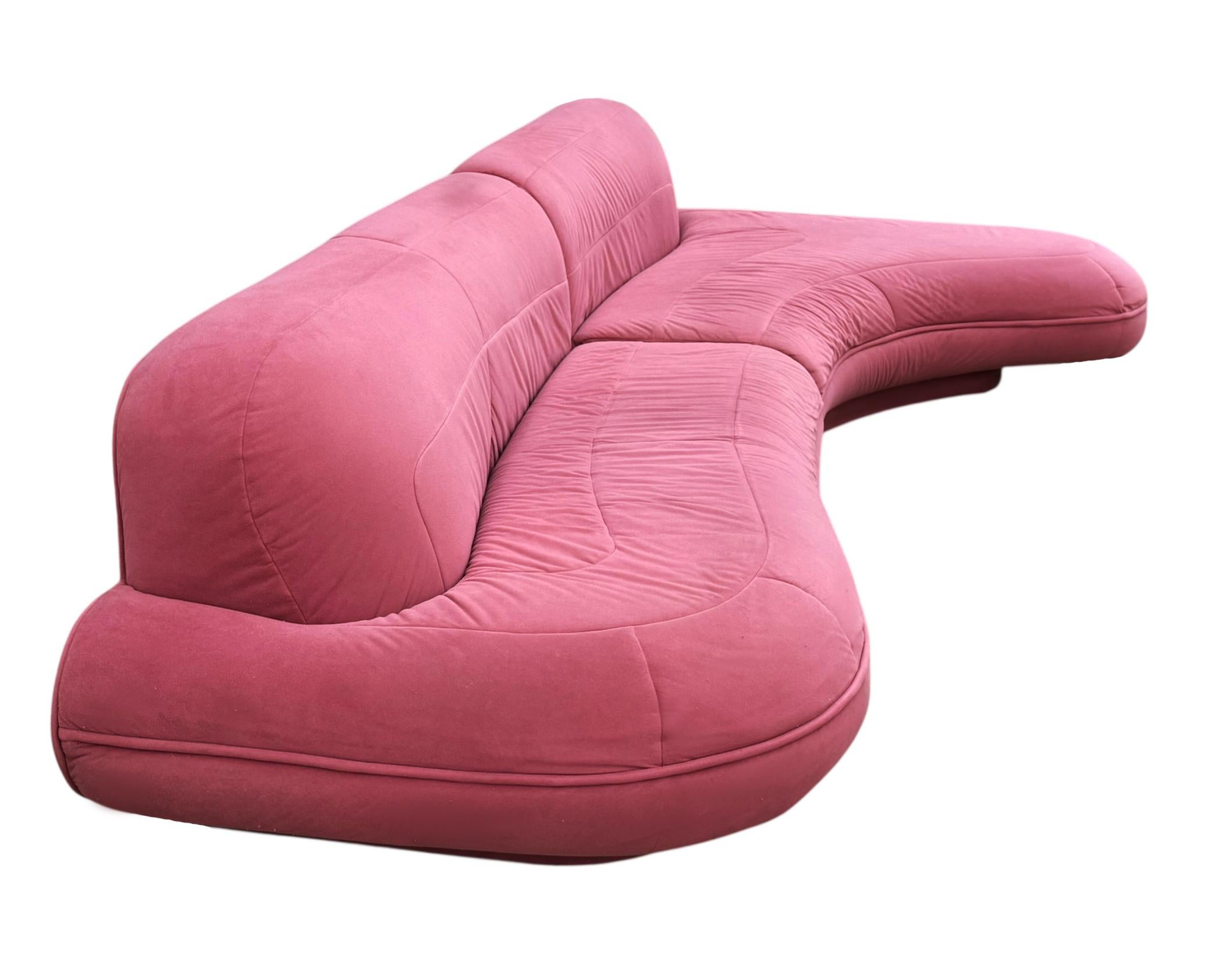 Sulptural Mid-Century Modern Curved Sectional Sofa by M Fillmore Harty, Preview en venta 1