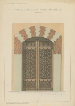 Sultan Bayezid Mausoleum Door, Bursa, Ottoman Islamic Architecture, 1924