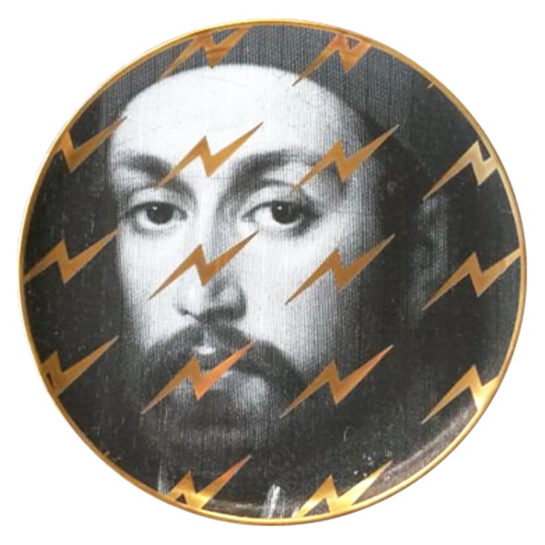 Sultan Gold Porcelain Plate For Sale at 1stDibs