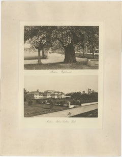 Sultan von Deli Palast und Esplanade, Medan, Sumatra, Niederländisch-Ostindien, um 1910