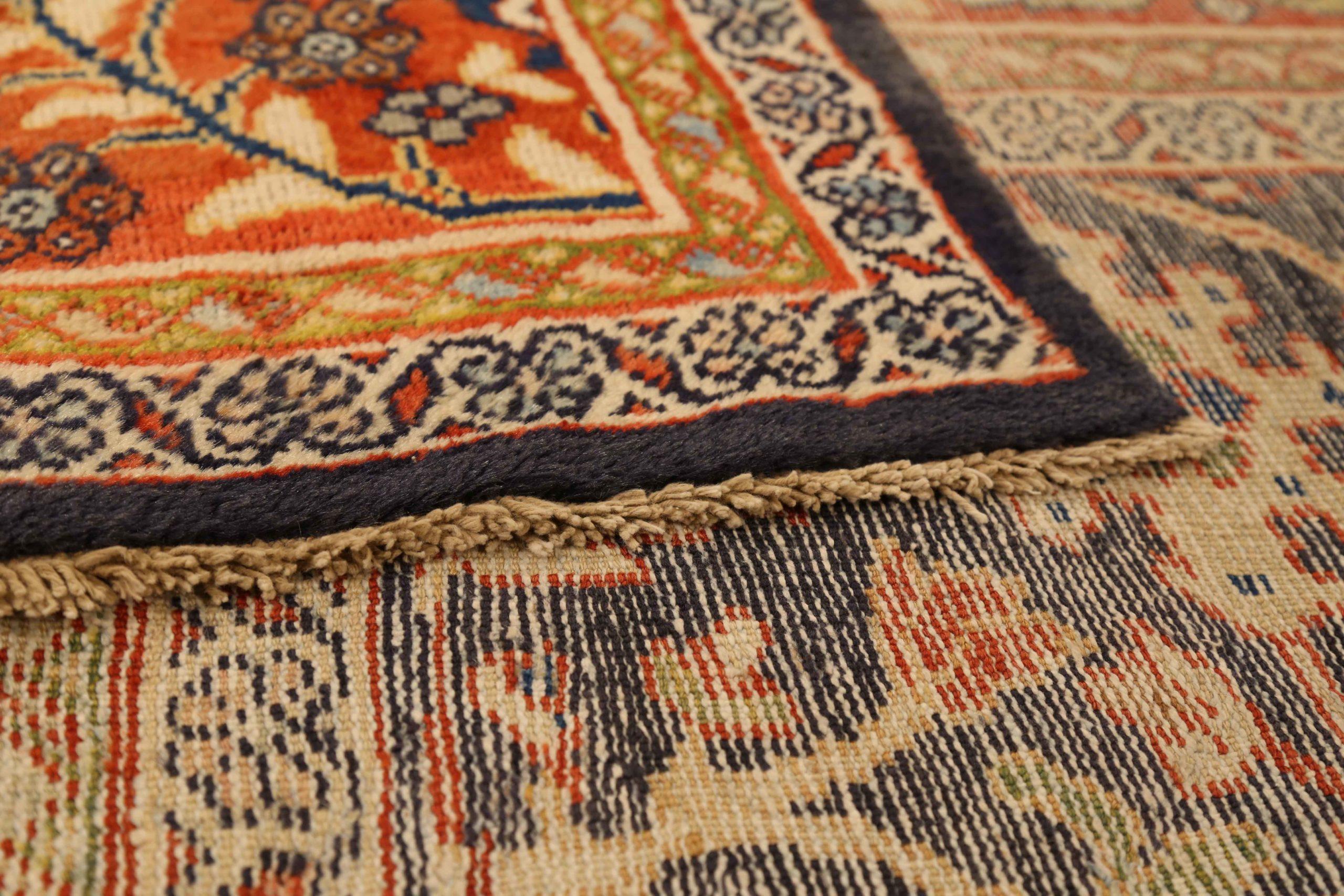 Alfombras Persas Sultanabad Rugs - Lana Marfil Azul Marino Rojo 10646 en Excelente estado para la venta en Dallas, TX
