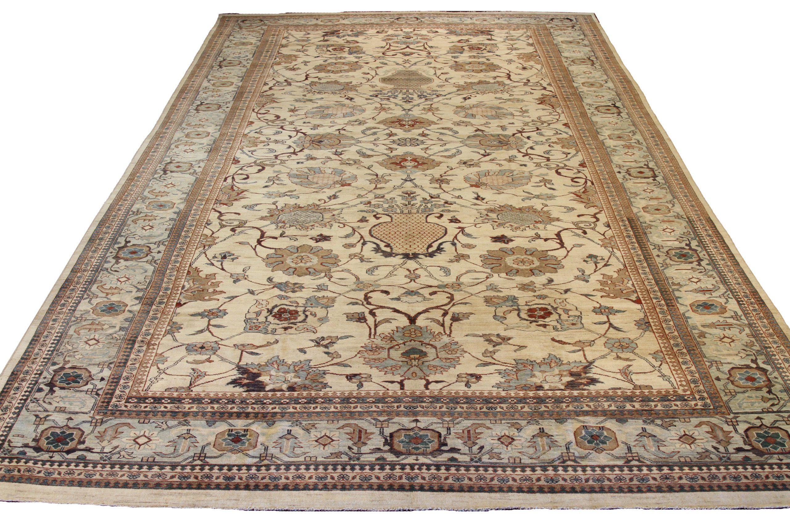 Scopri l'eleganza di questo Sultanabad Rugs unico nel suo genere, caratterizzato da tappeti d'area del 1990. Progettato con una meticolosa attenzione ai dettagli, questo design esclusivo è perfetto per valorizzare il tuo spazio.
