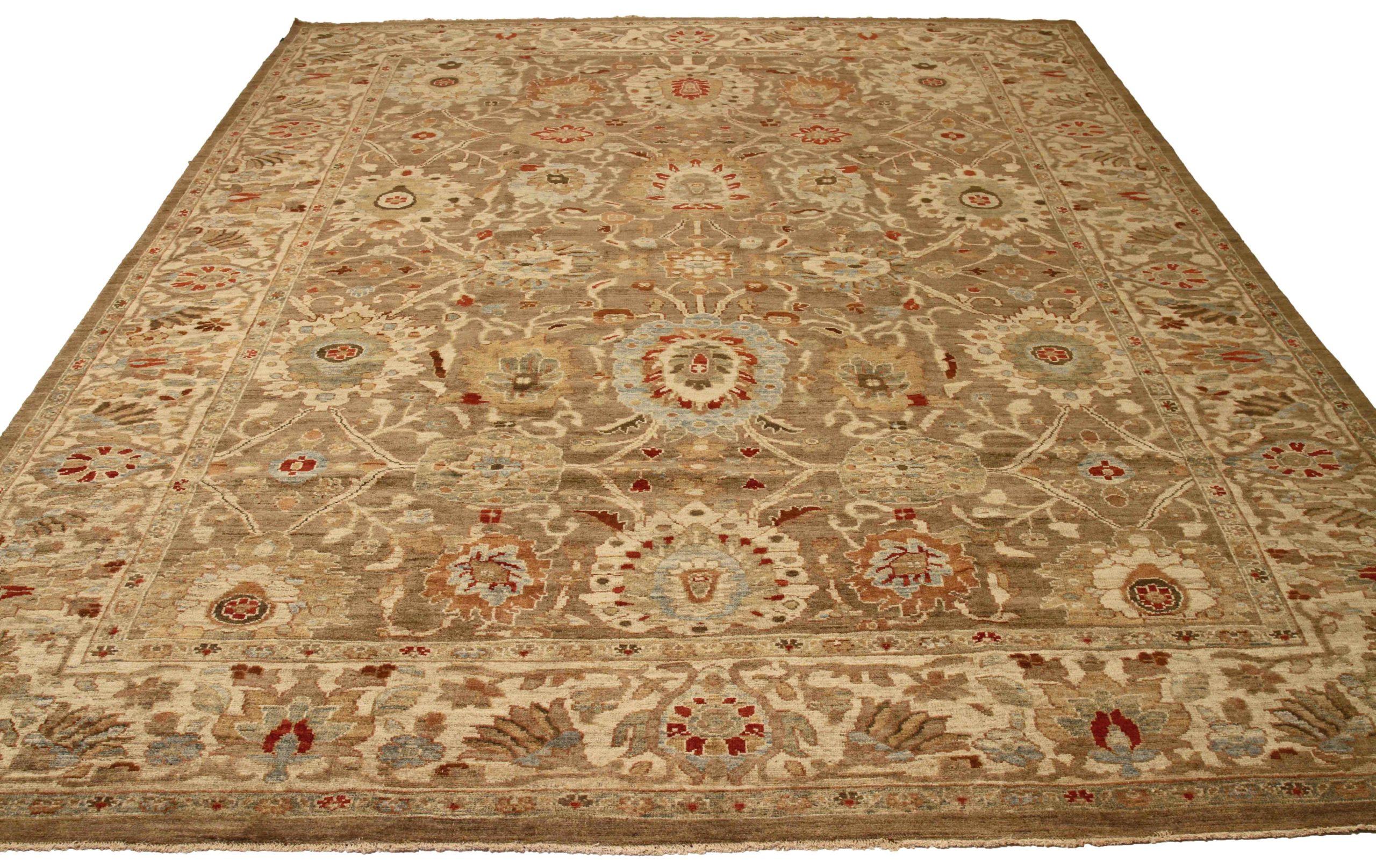 Scopri l'eleganza di questo Sultanabad Rugs unico nel suo genere, caratterizzato da tappeti d'area del 1990. Progettato con una meticolosa attenzione ai dettagli, questo design esclusivo è perfetto per valorizzare il tuo spazio.