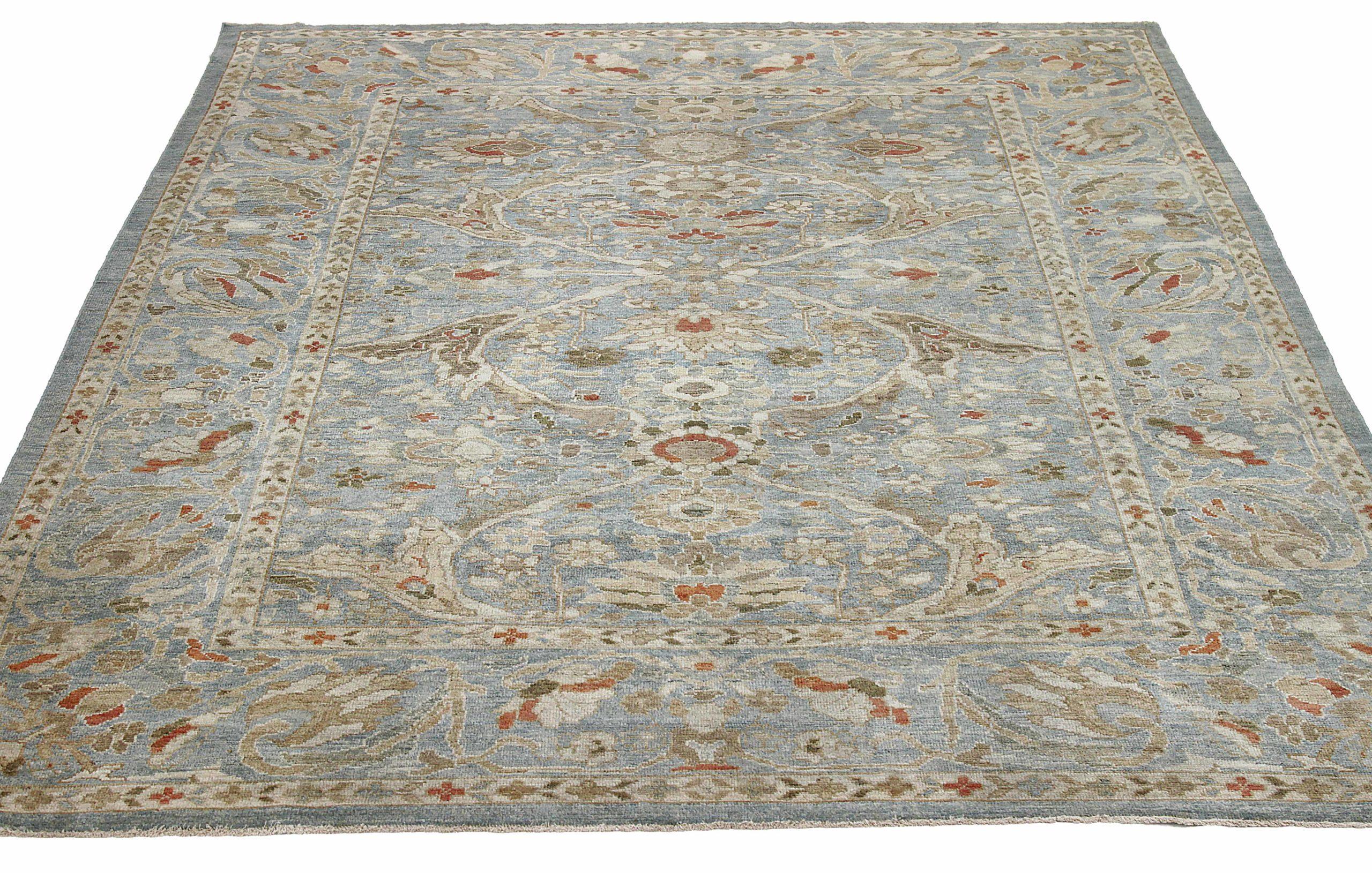 Entdecken Sie die Eleganz dieses einzigartigen Sultanabad-Teppichs mit Area Rugs. Dieses exklusive Design, das mit viel Liebe zum Detail entworfen wurde, ist perfekt, um Ihren Raum zu verschönern.