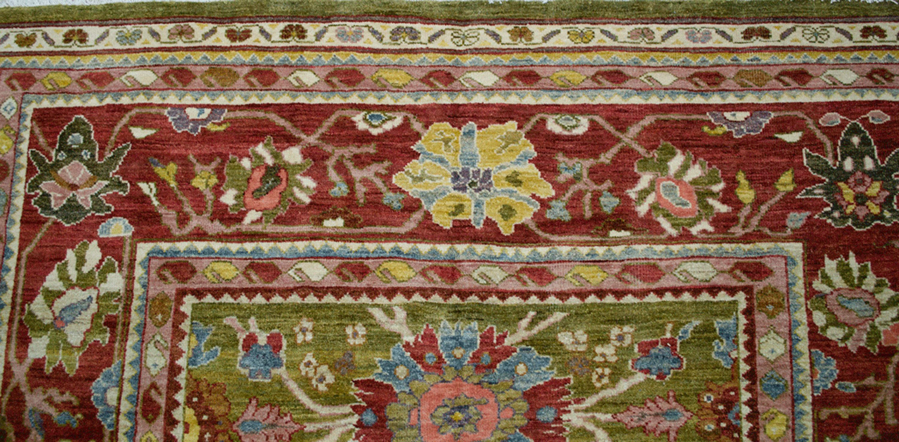 Sultanabad-Teppich 306x252cm (Wolle) im Angebot