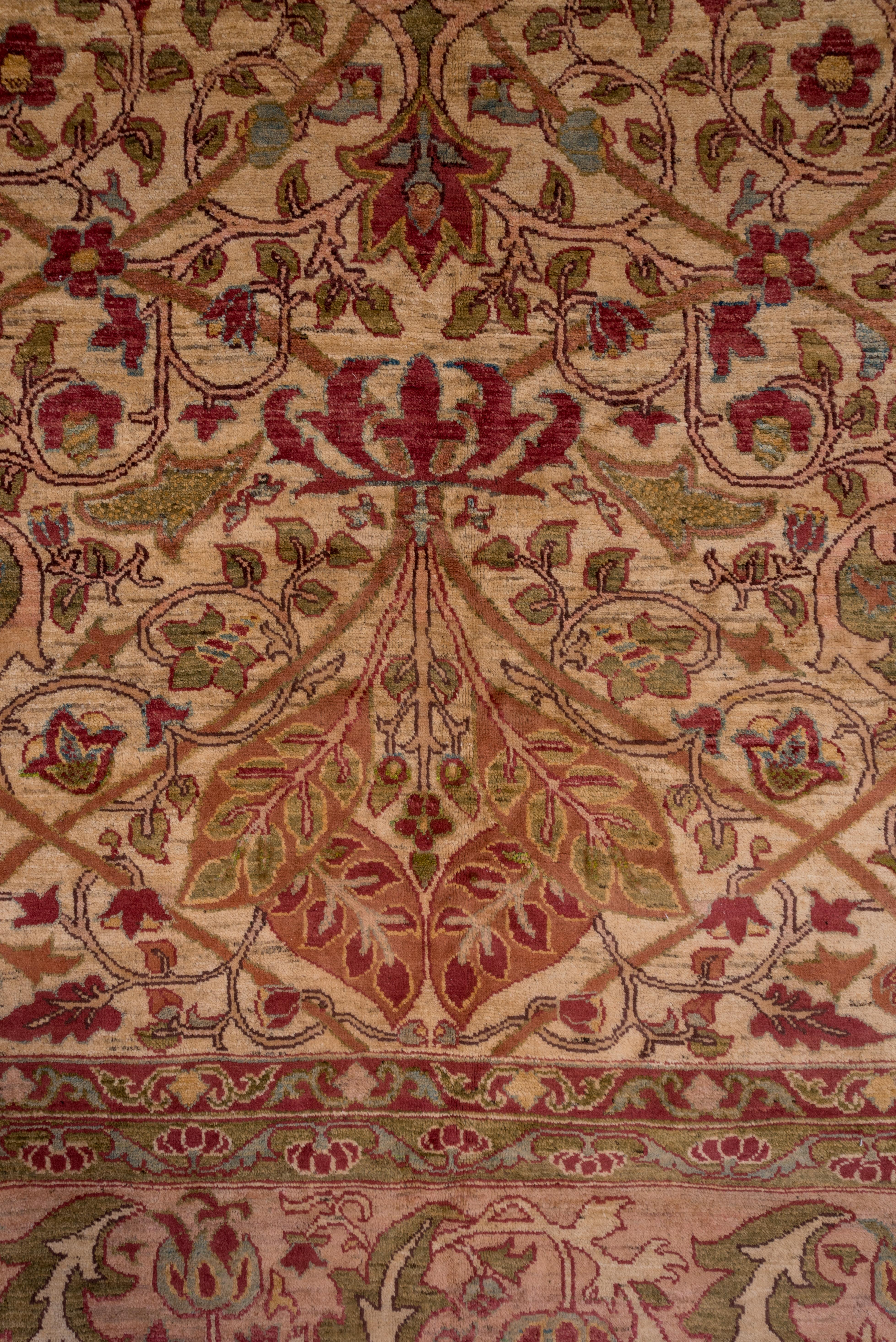 Contemporary Sultanabad Carpet, Handmade Wool Carpet For Sale