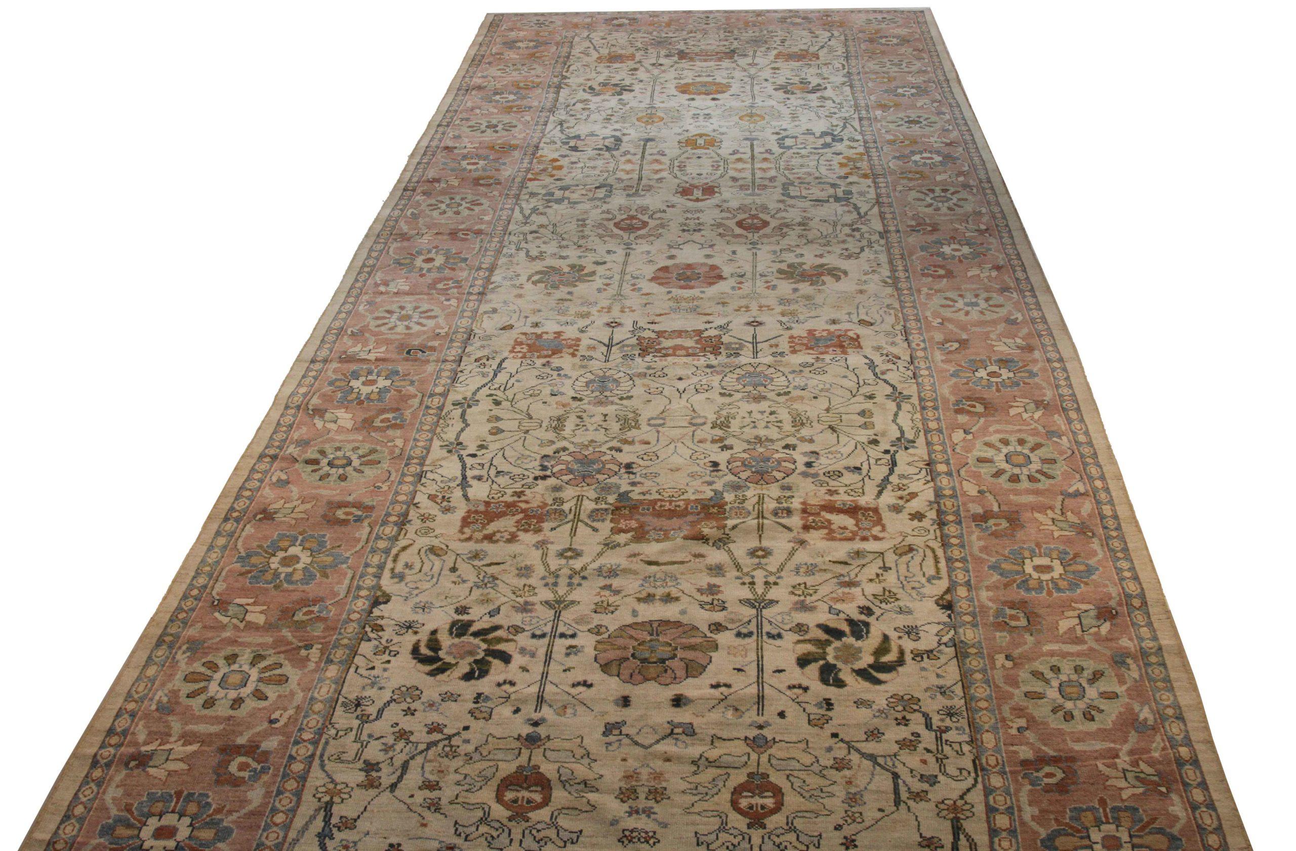 Scopri l'eleganza di questo Sultanabad unico nel suo genere, caratterizzato da una splendida lavorazione artigianale del 1990 circa. Progettato con una meticolosa attenzione ai dettagli, questo design esclusivo è perfetto per valorizzare il tuo
