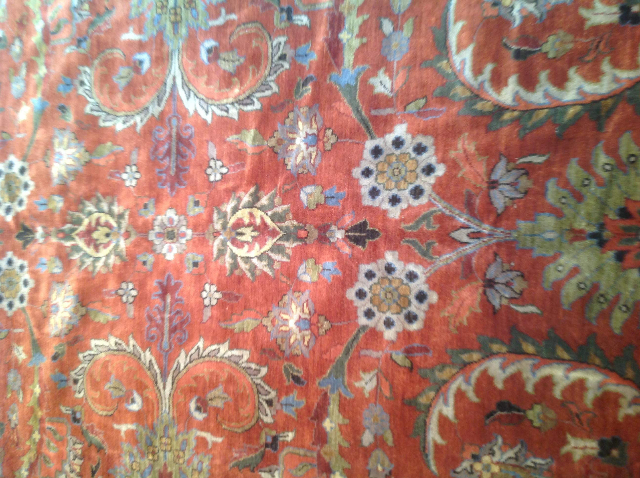 Sultanabad Design-Teppich  (Handgeknüpft) im Angebot