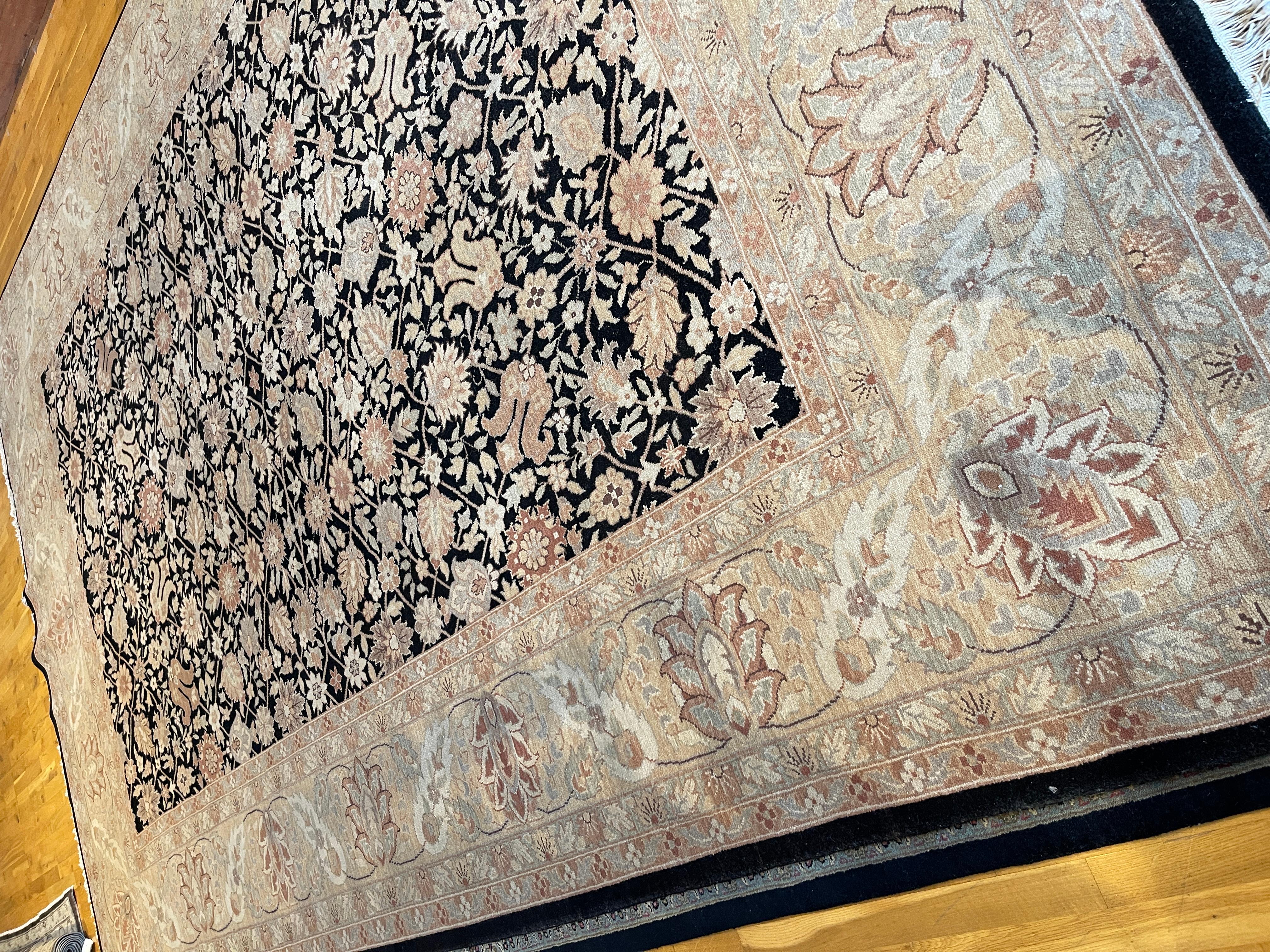 Sultanabad Design-Teppich (Handgeknüpft) im Angebot