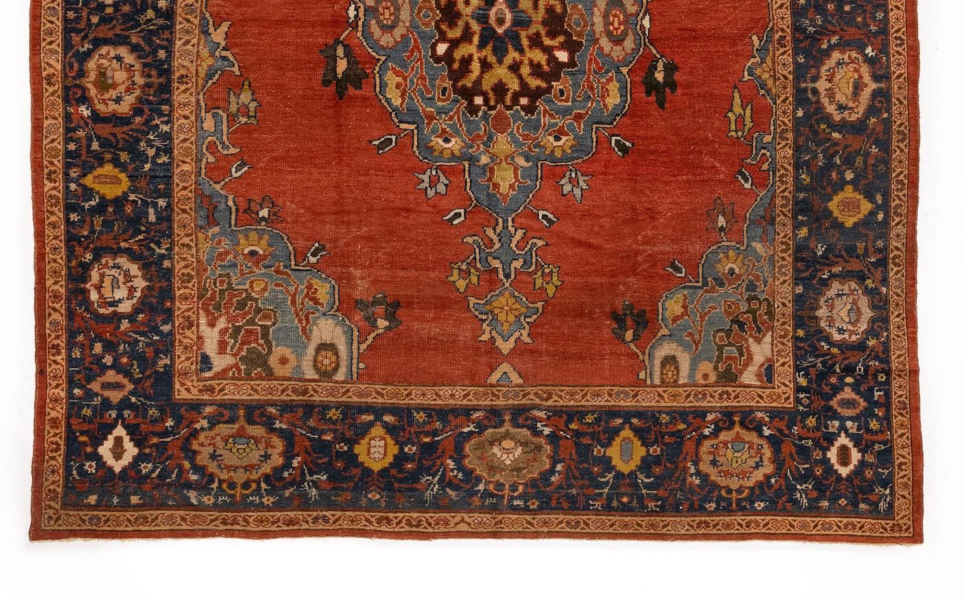 Azero Sultanabad Rugs Antico, anni '70 circa in vendita