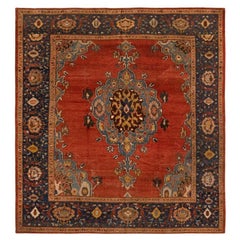 Alfombra Sultanabad Antique, circa 1870s