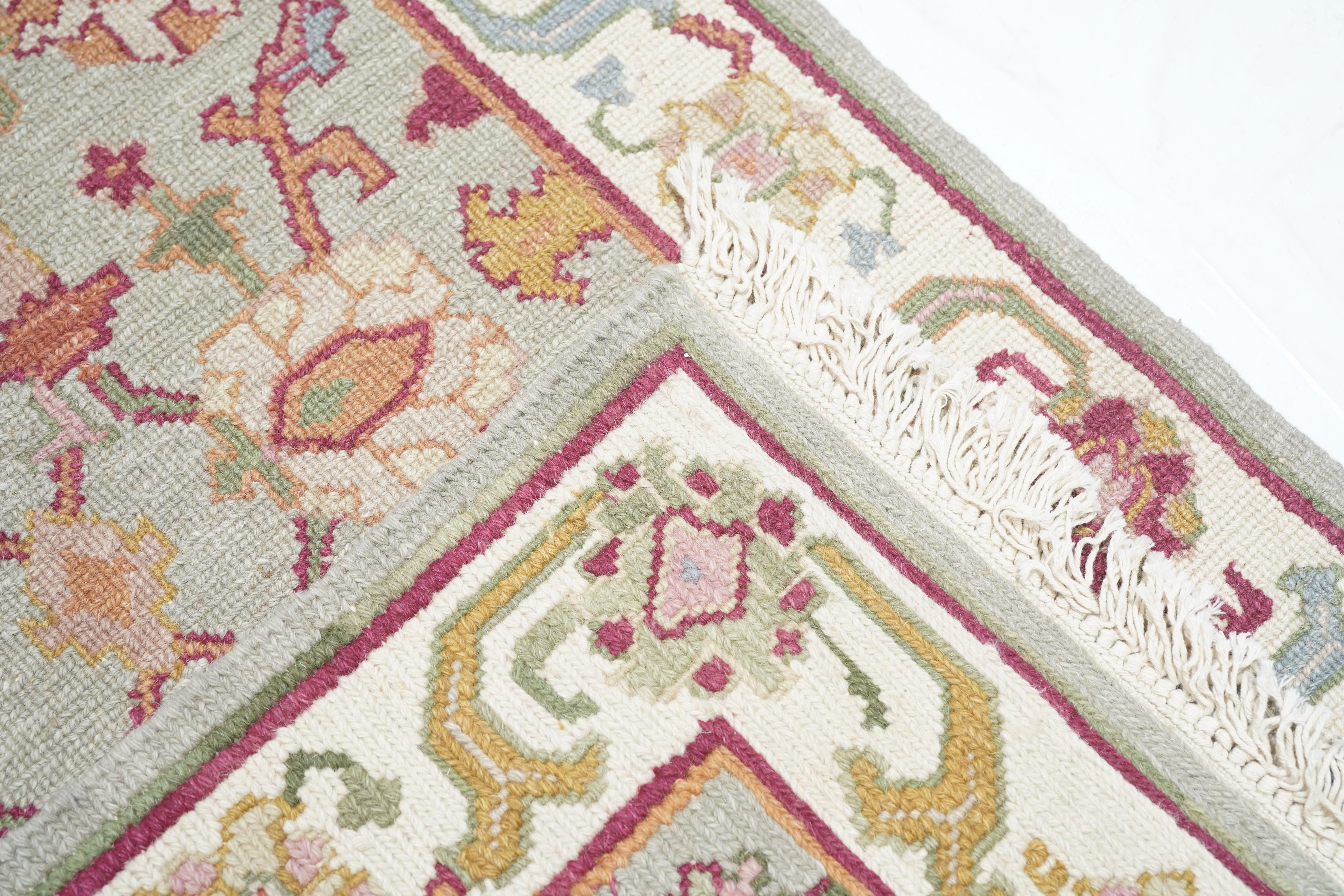Lana Runner in lana a trama piatta Sumak 2'7'' x 8'0'' in vendita