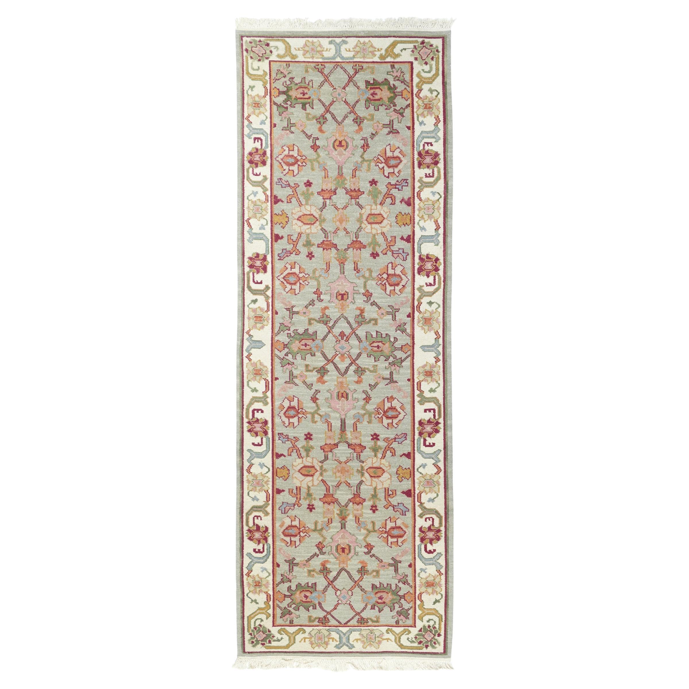 Runner in lana a trama piatta Sumak 2'7'' x 8'0''