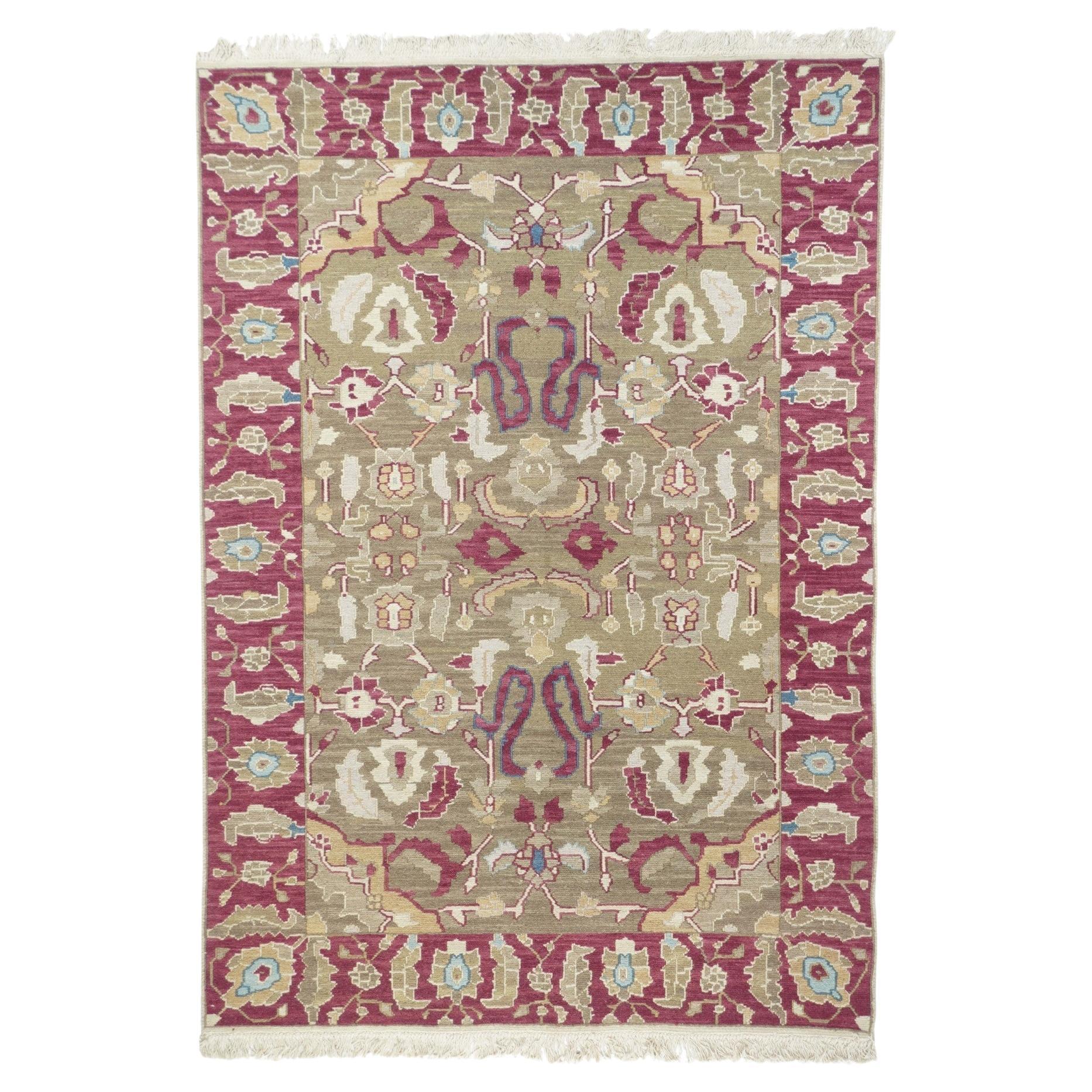Tappeto Sumak 4'1'' x 6'1'' in vendita