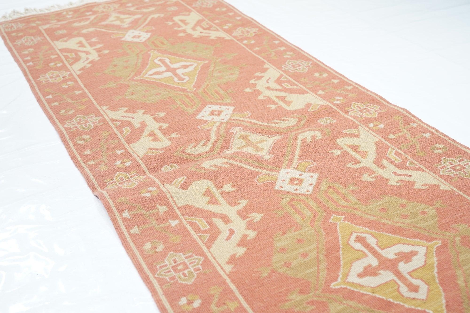 Wool Sumak Runner 2'6'' x 8'0