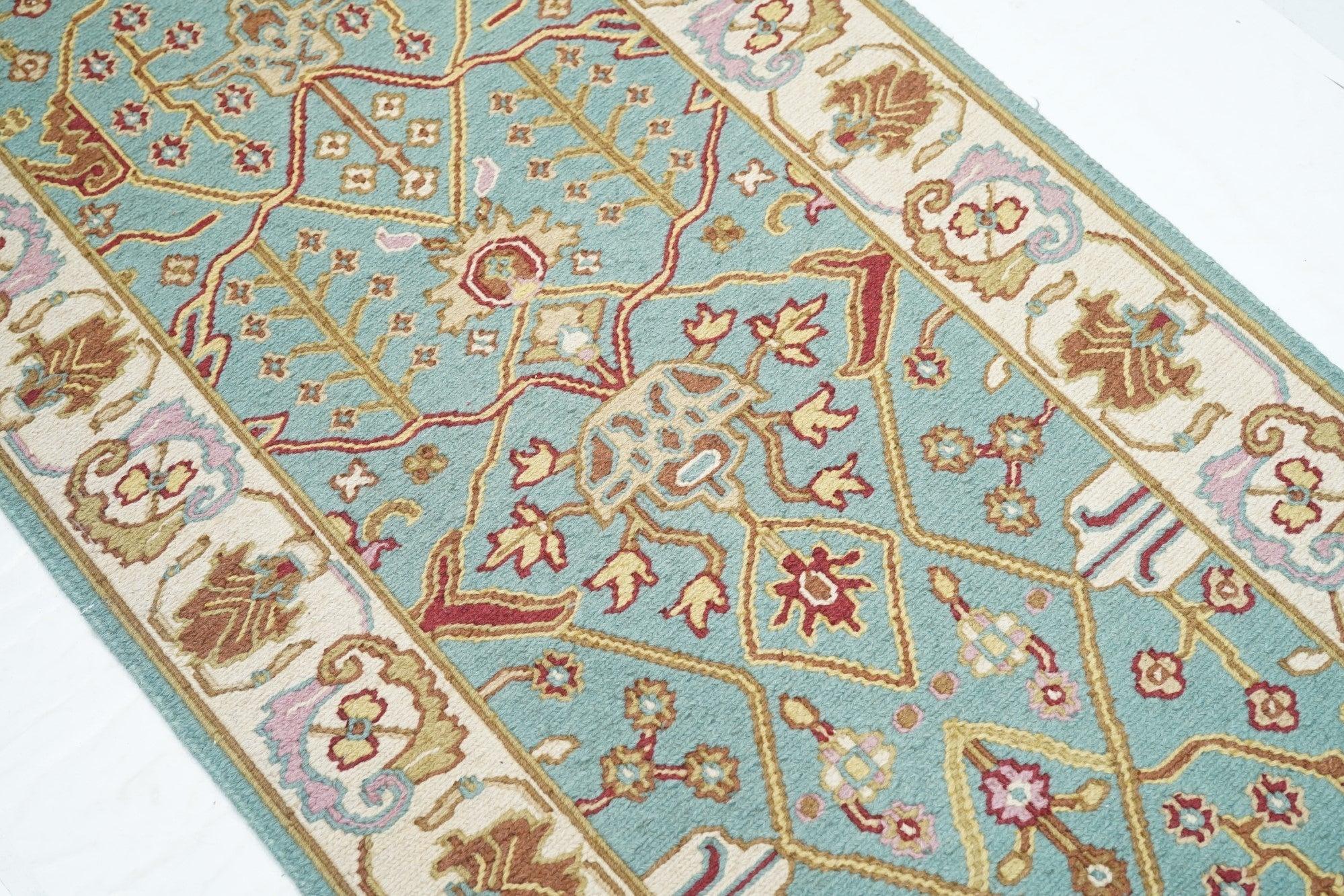 Wool Sumak Runner 2'7'' x 9'5'' For Sale