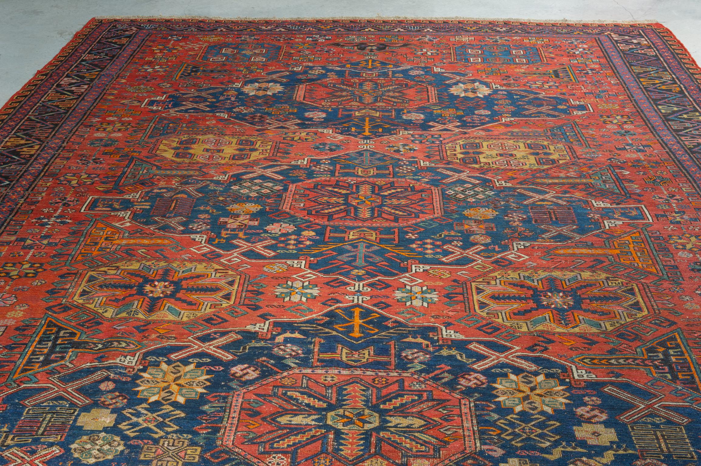 Antiker Sumachischer Teppich aus Privatsammlung im Angebot 1