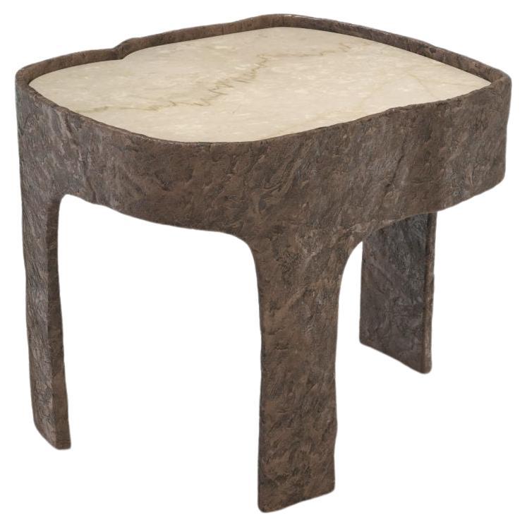 Sumatra Bronze V1 Side Table by Edizione Limitata For Sale