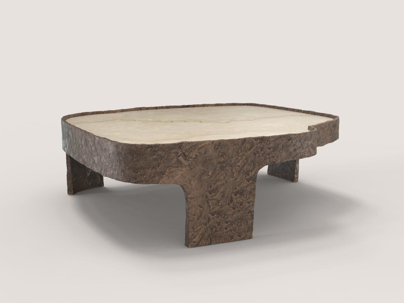 Post-Modern Sumatra Bronze V2 Low Table by Edizione Limitata For Sale
