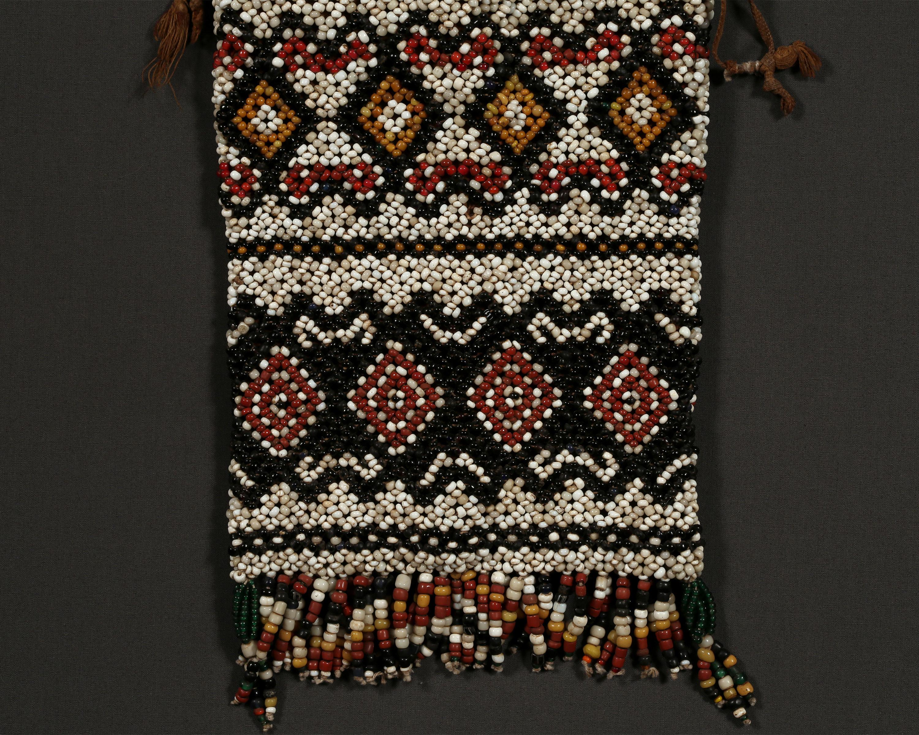 Indonesian Beaded Betel Bag, Sumatra, Early to Mid-20th Century For Sale