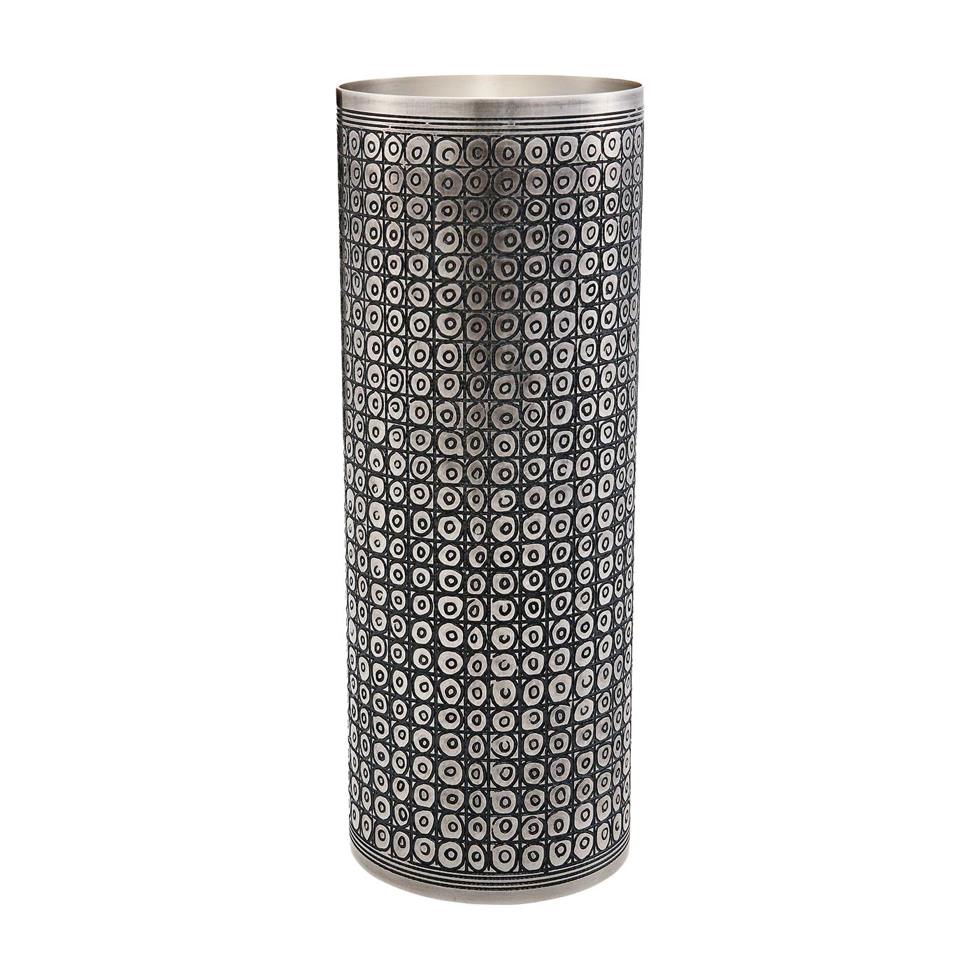 Sumer Silver Vase by Zanetto For Sale
