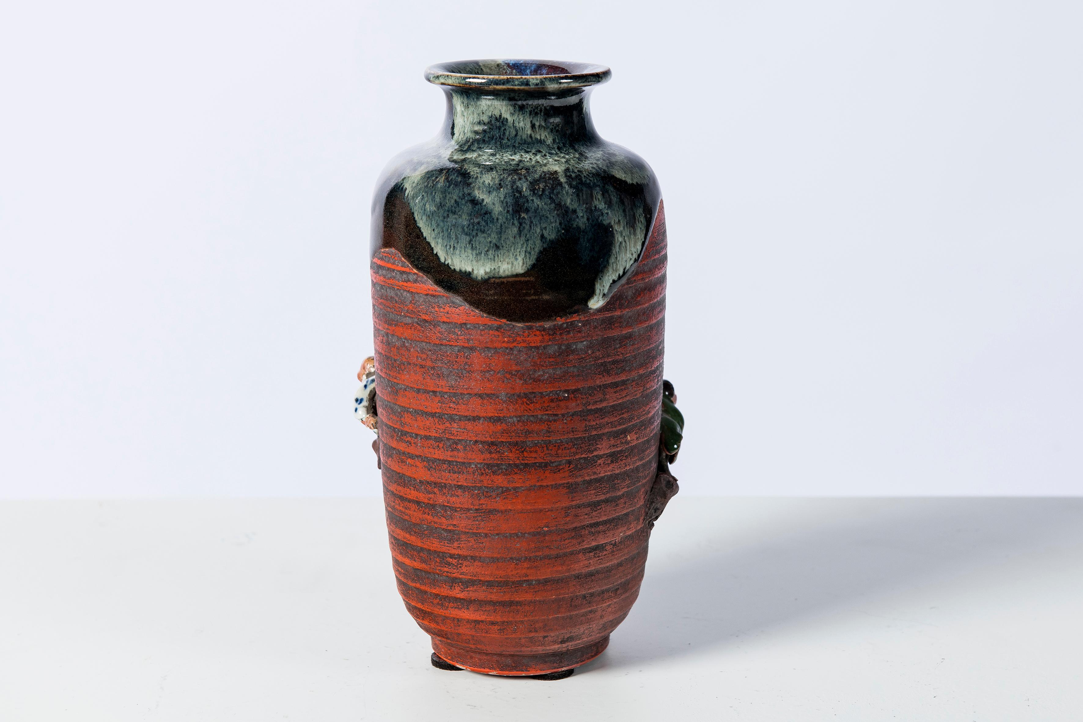 Sumida Gawa-Keramikgarnituren, Japan, um 1890-1900 (Glasiert) im Angebot