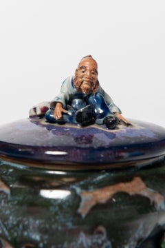 Sumida Gawa Pottery Vase, Japan, early 20th century.