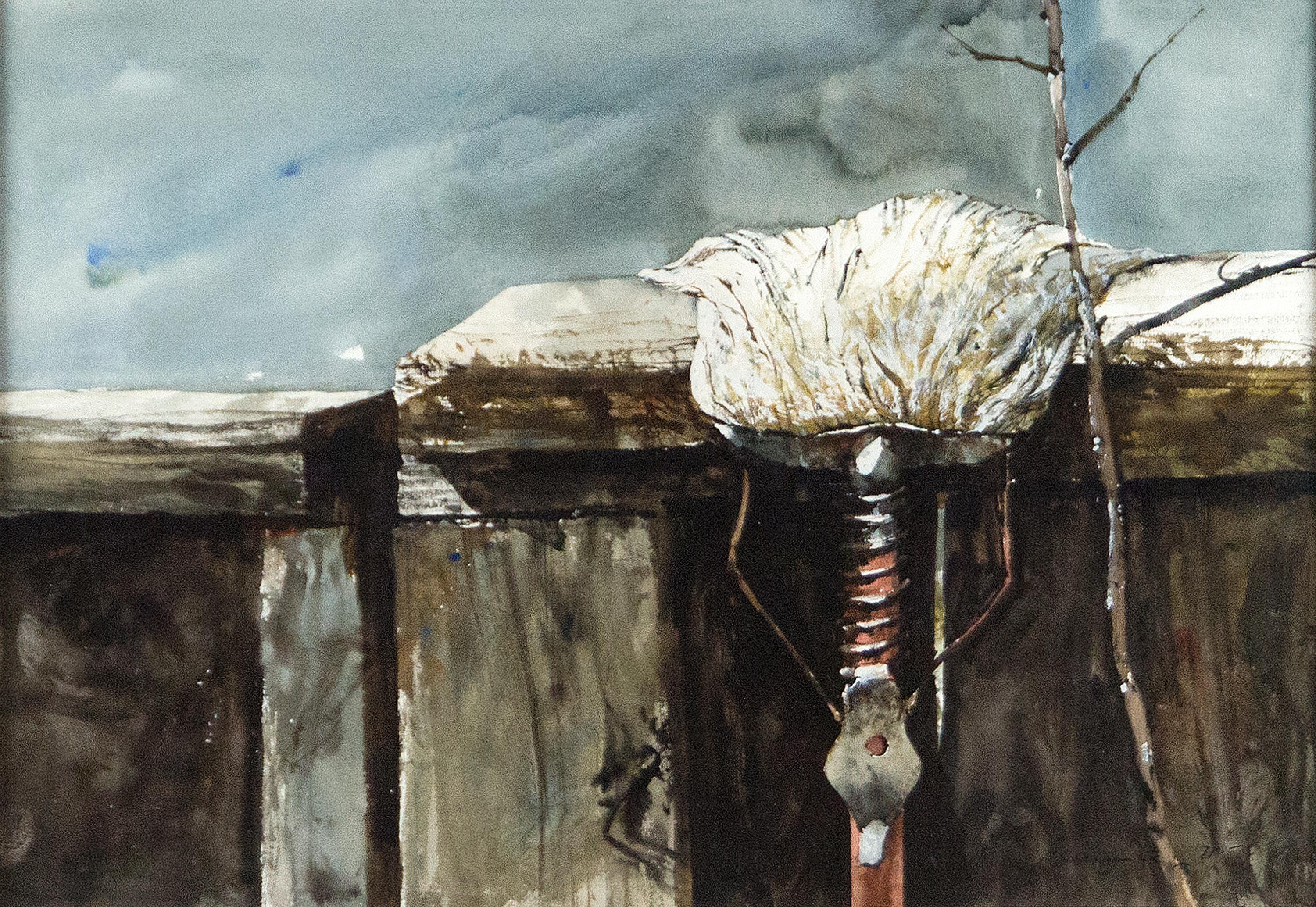 SUMIDA, GREGORY Still-Life Painting - Out to Dry (or Paulette's Mop)