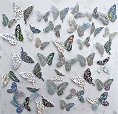 Indian Contemporary Art by Sumit Mehndiratta - Holographic Butterflies