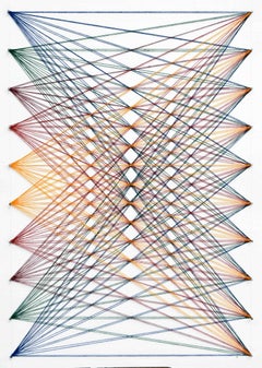 Indische zeitgenössische indische Kunst von Sumit Mehndiratta - Nailed it Serie Nr.83