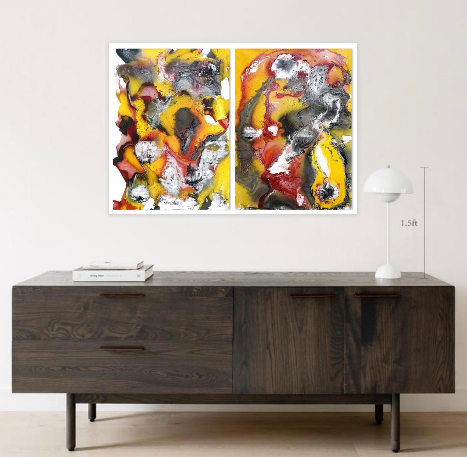Arte contemporanea indiana di Sumit Mehndiratta - Composizione n. 163 in vendita 1