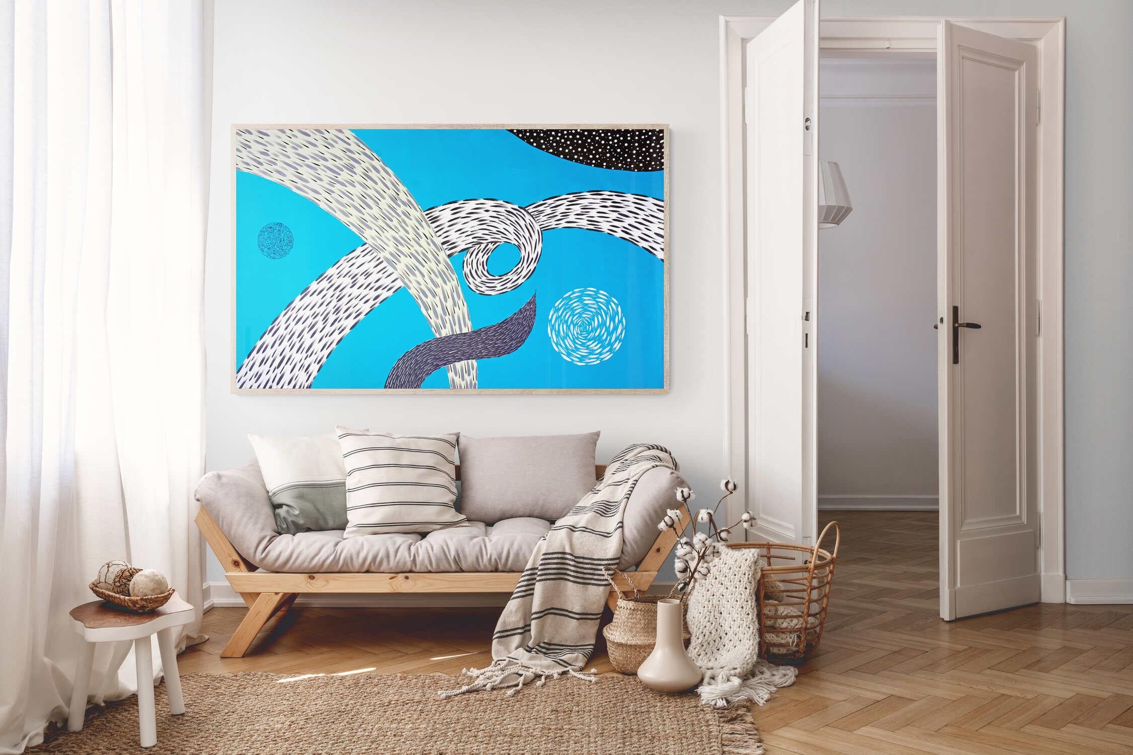 Arte contemporanea indiana di Sumit Mehndiratta - Composizione n. 223 in vendita 1