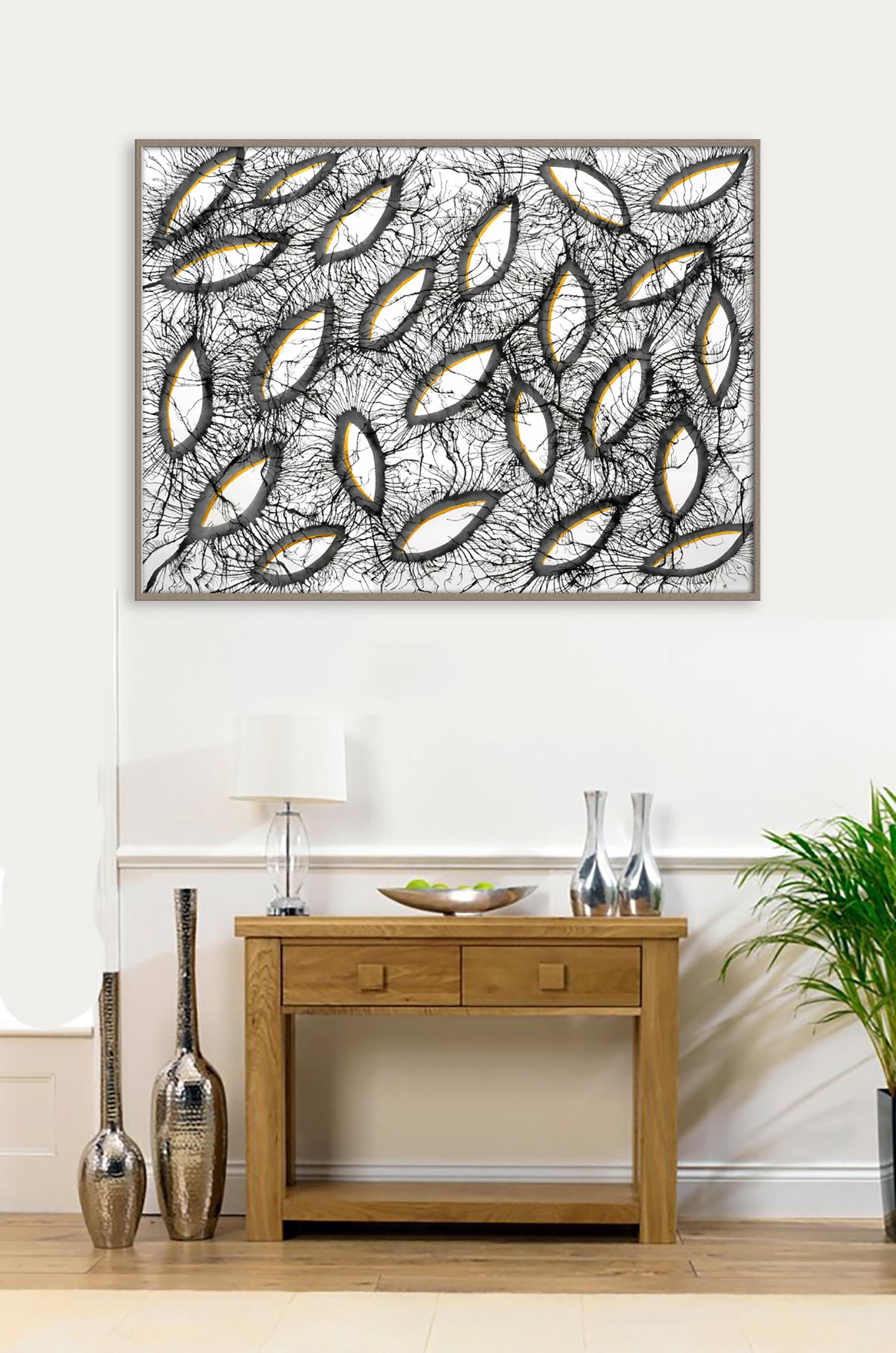 Arte contemporanea indiana di Sumit Mehndiratta - Serie Exploflora n. 85 in vendita 1