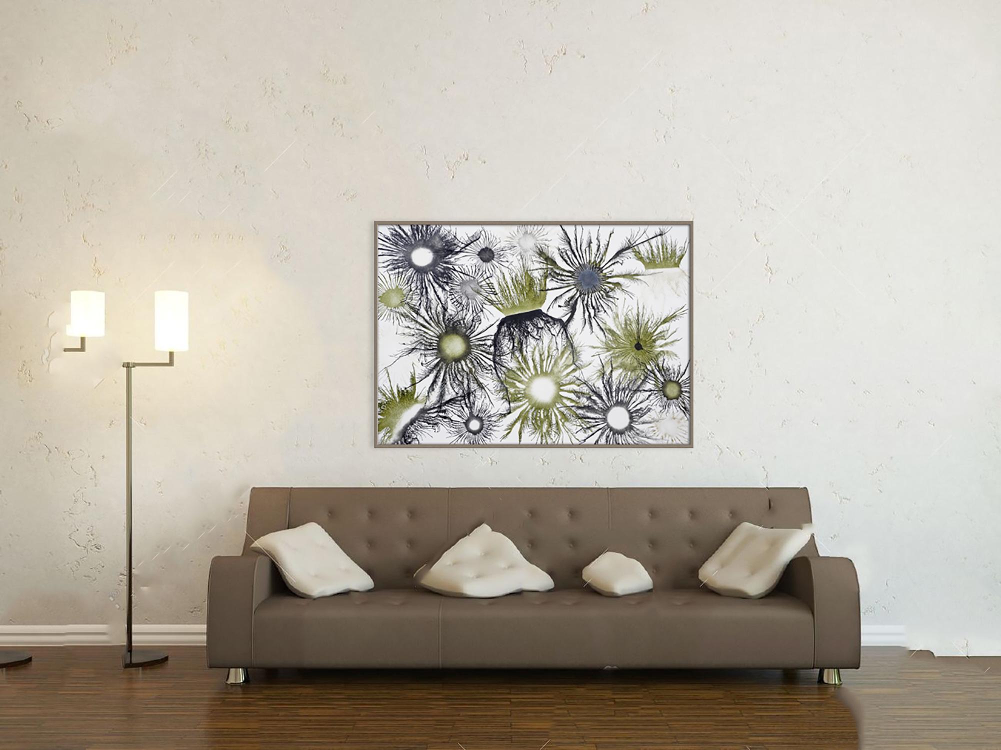 Arte contemporanea indiana di Sumit Mehndiratta - Serie Exploflora n. 87 in vendita 1