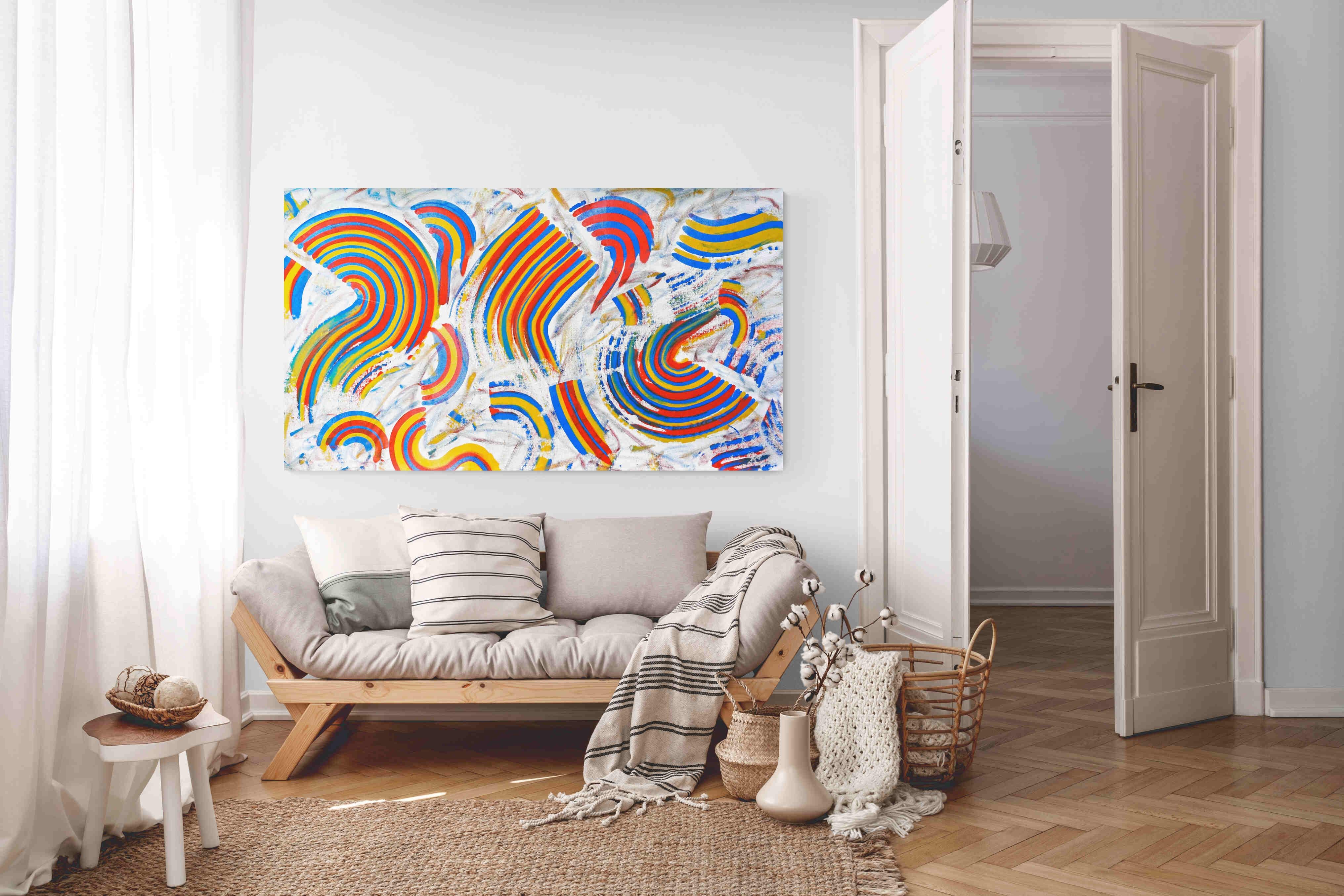 Arte contemporanea indiana di Sumit Mehndiratta - Composizione n. 239 in vendita 3