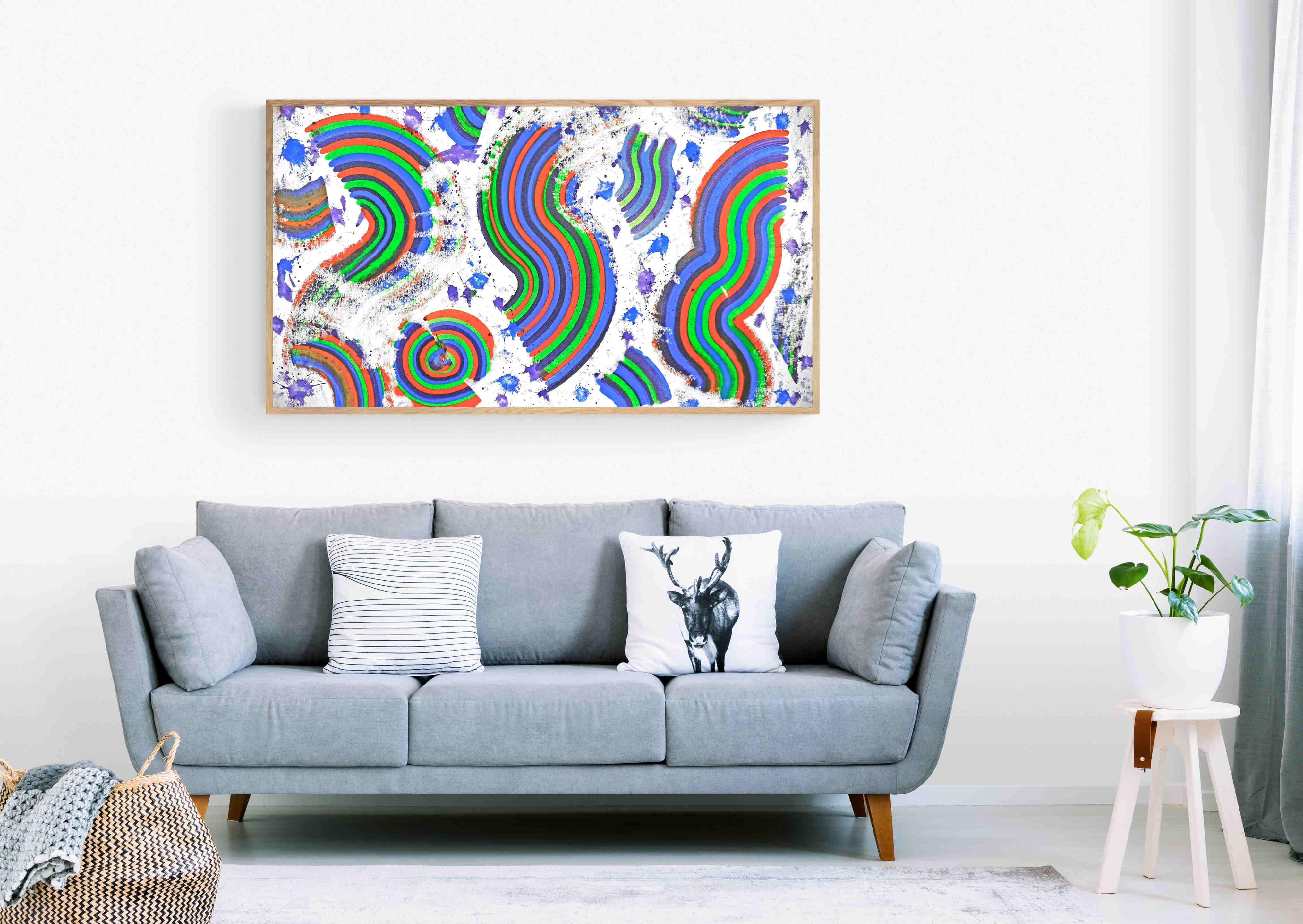 Arte contemporanea indiana di Sumit Mehndiratta - Composizione n. 240 in vendita 1