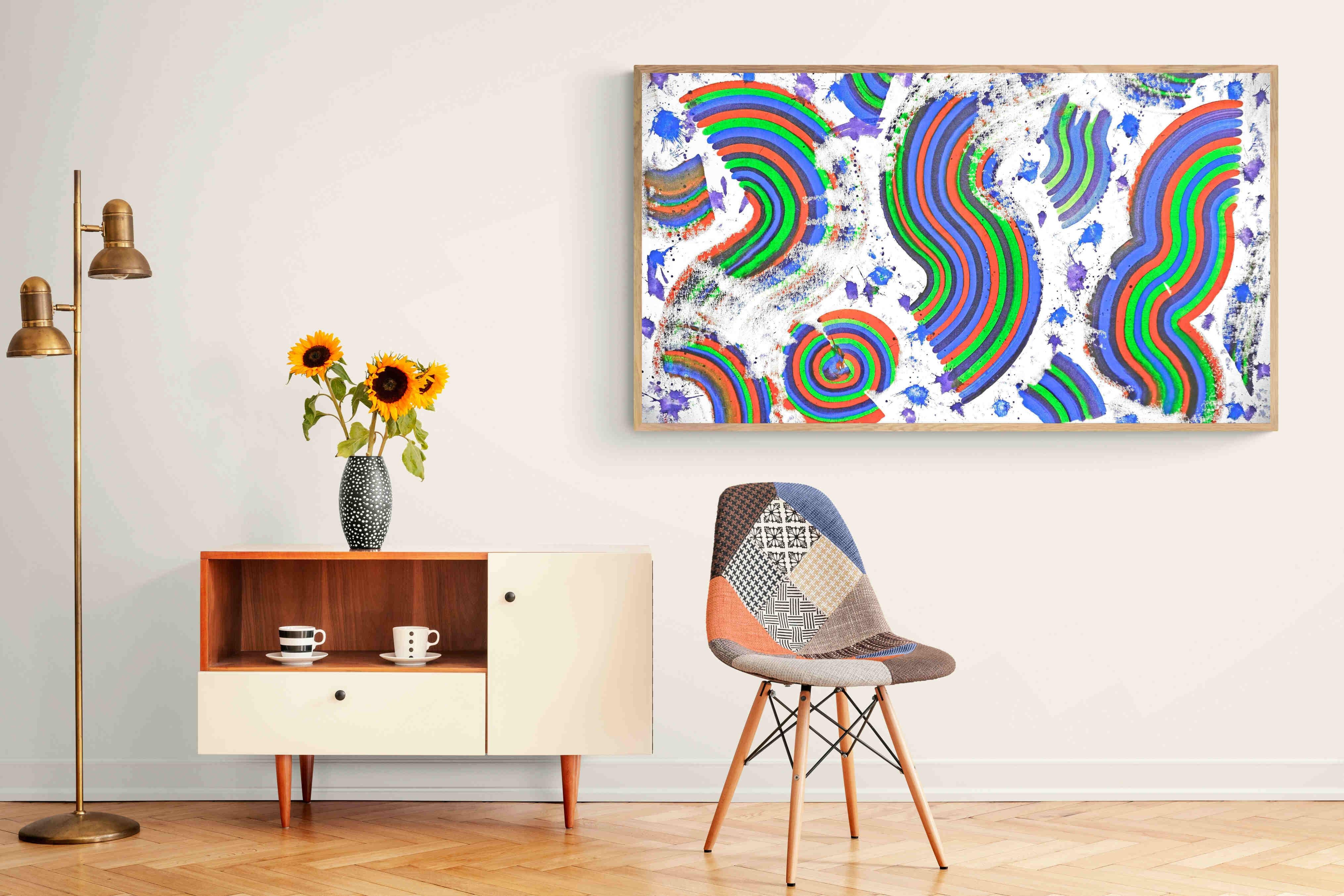Arte contemporanea indiana di Sumit Mehndiratta - Composizione n. 240 in vendita 3