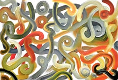 Arte contemporáneo indio de Sumit Mehndiratta - Composición n.º 454