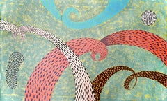 Zeitgenössische indische Kunst von Sumit Mehndiratta – Komposition Nr. 475