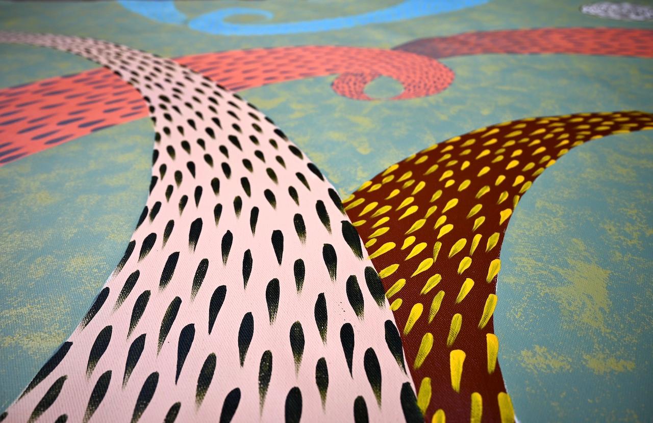 Arte contemporanea indiana di Sumit Mehndiratta - Composizione n. 475 in vendita 4