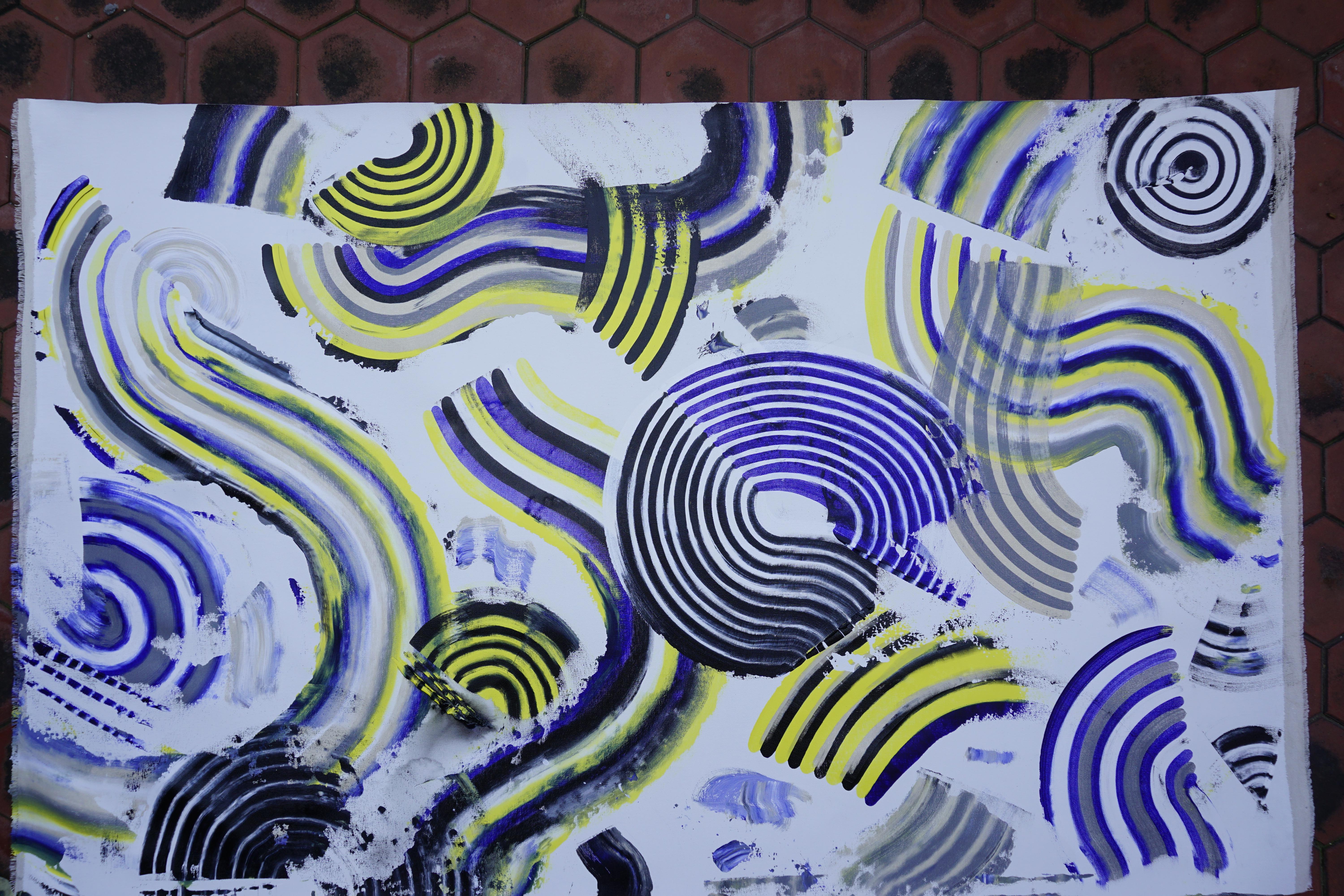 Arte contemporanea indiana di Sumit Mehndiratta - Composizione n. 307 in vendita 13