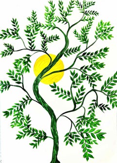 Indian Contemporary Art by Sumit Mehndiratta - Curry Leaves