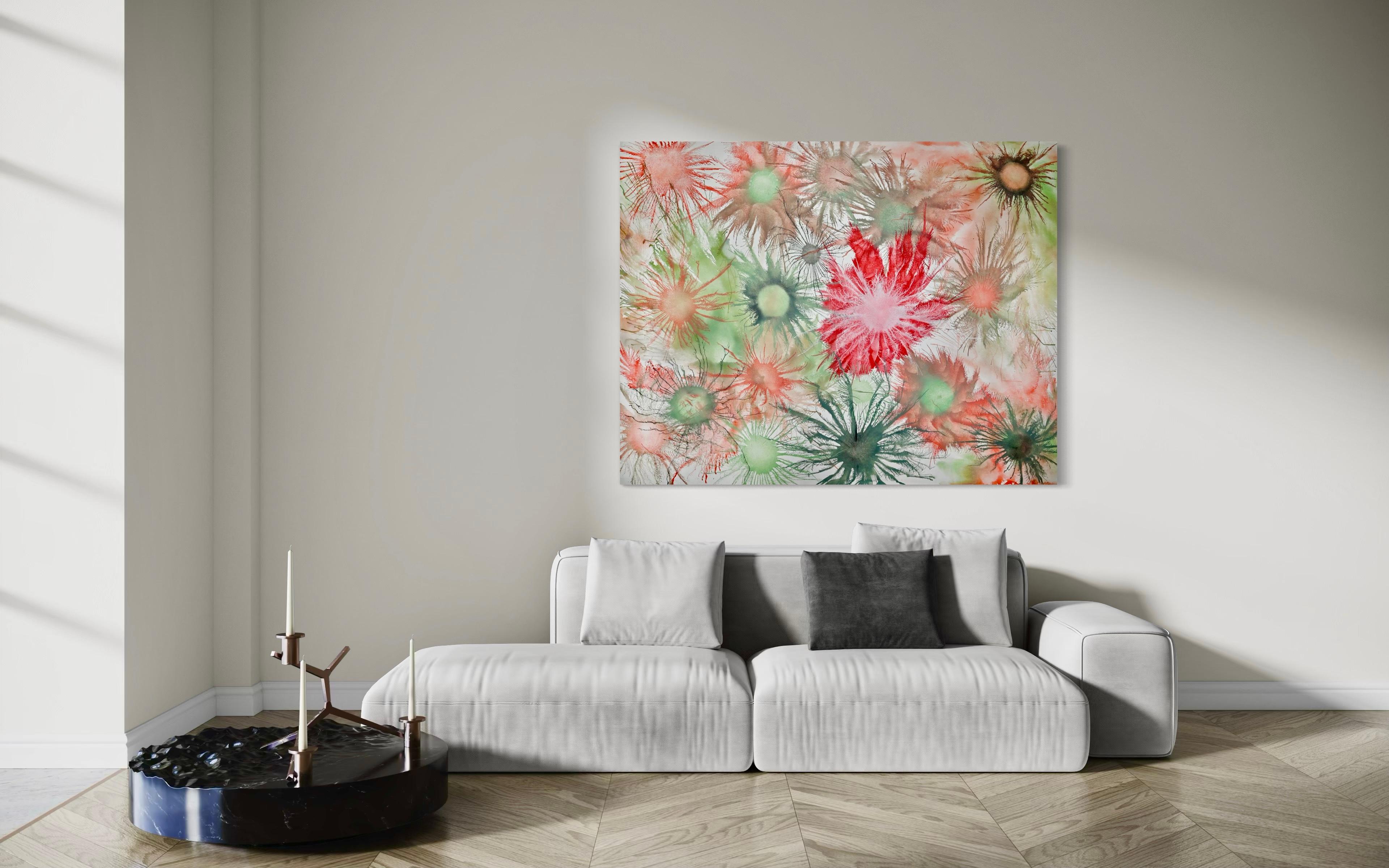 Arte contemporanea indiana di Sumit Mehndiratta - Serie Exploflora Coralli Femminili in vendita 9